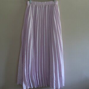 LILAC FLOWY MAXI SKIRT
